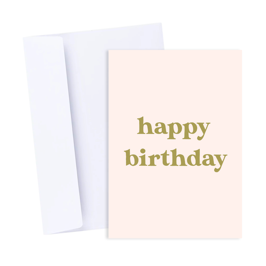 Retro Happy Birthday Card - 70s Inspired Birthday Card