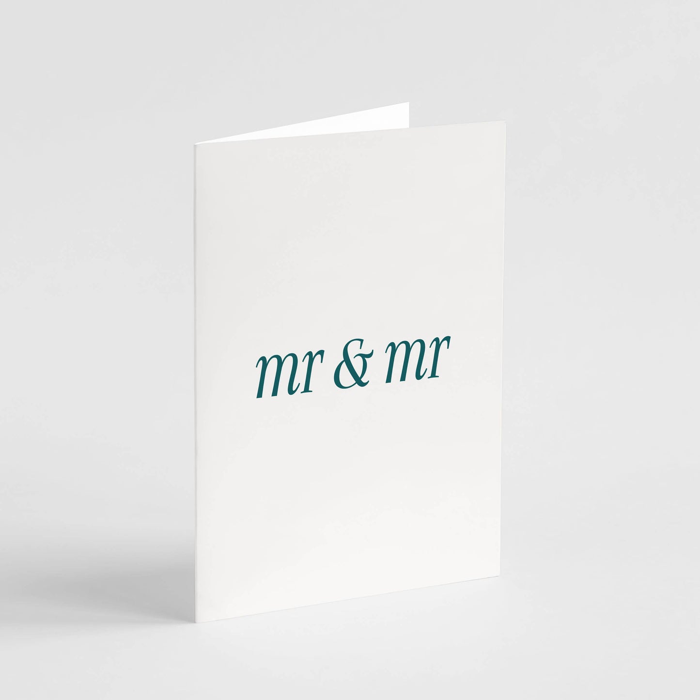 Mr & Mr Card | Gay Wedding Card, Newlyweds Card, LGBTQ+ Card