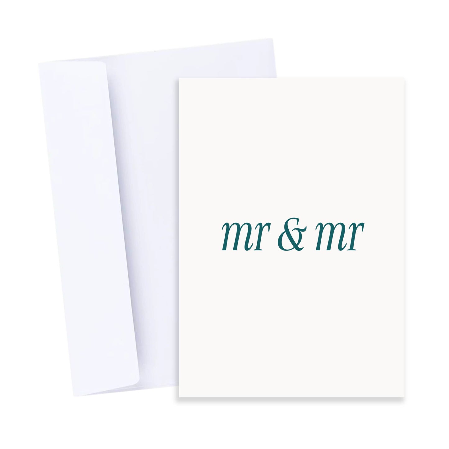Mr & Mr Card | Gay Wedding Card, Newlyweds Card, LGBTQ+ Card