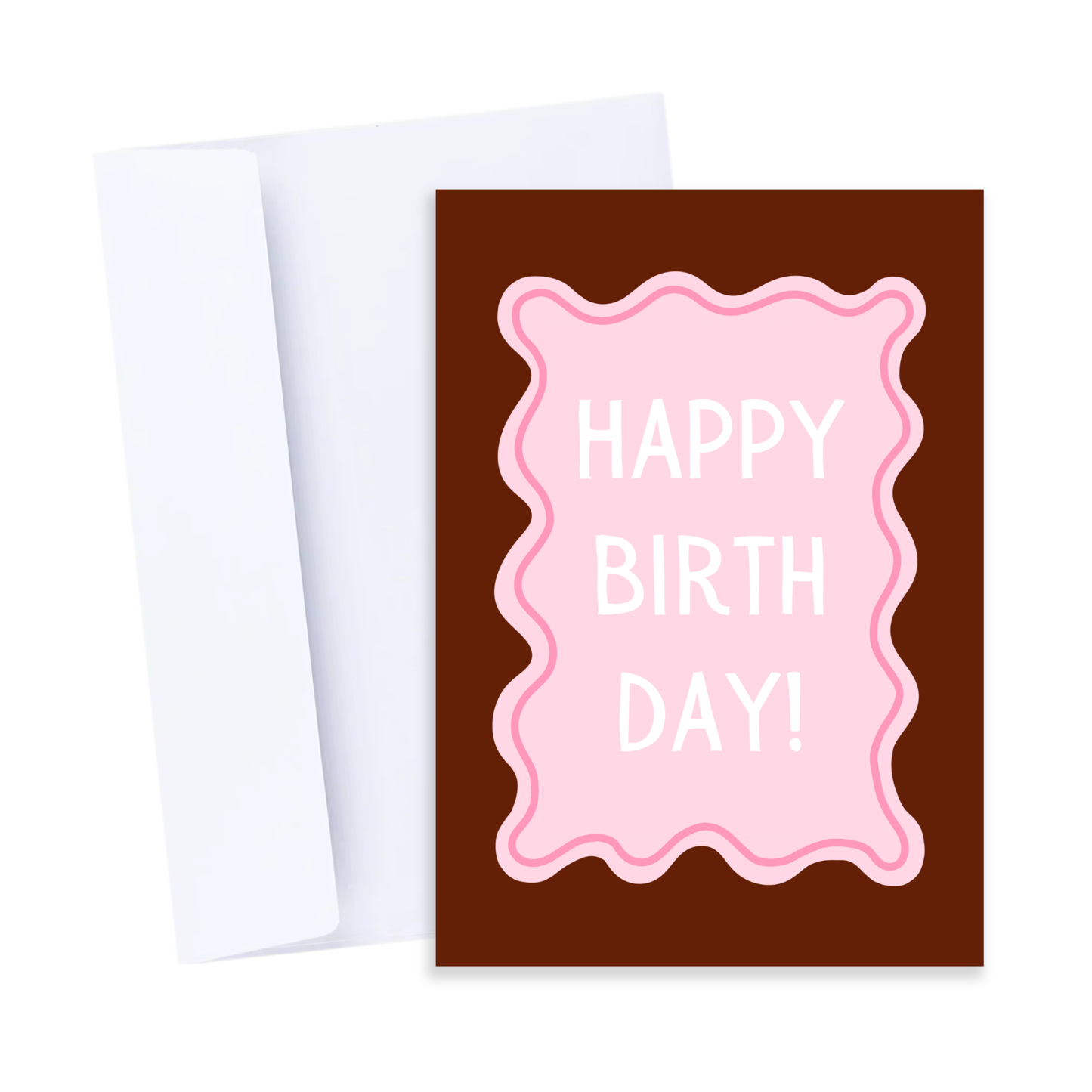 Funky Happy Birthday Card - Modern & Colourful Birthday Card