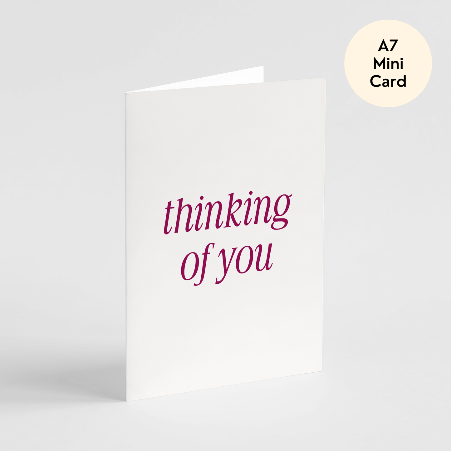 Thinking of You Card | A7 Mini Sympathy, Get Well Soon Card