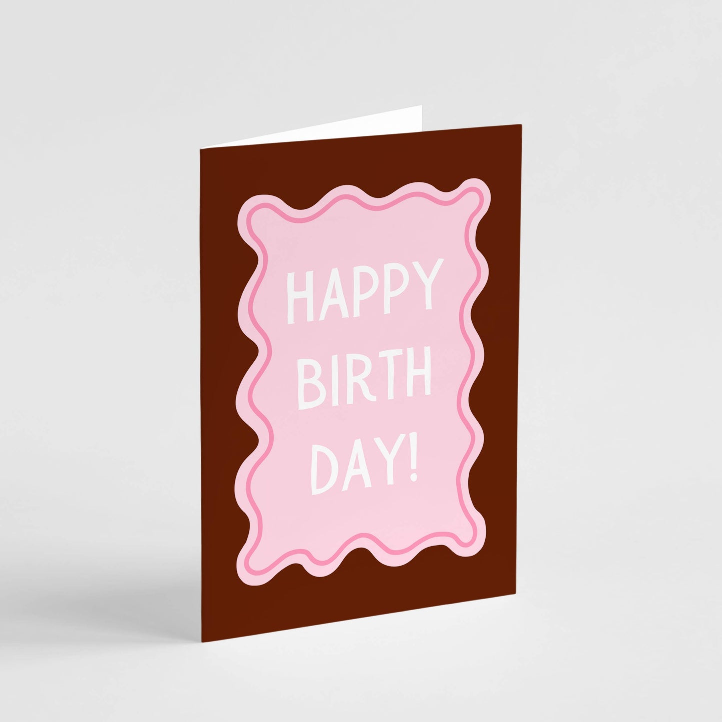 Funky Happy Birthday Card - Modern & Colourful Birthday Card