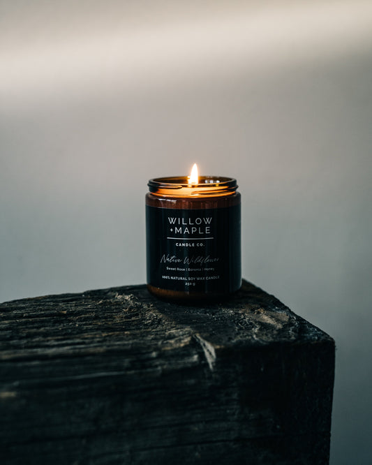 Willow + Maple NATIVE WILDFLOWER candle