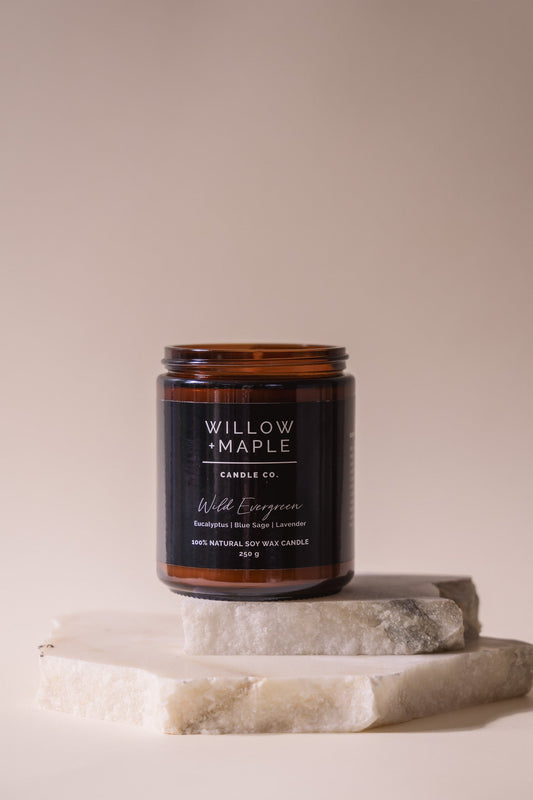 Willow + Maple Wild Evergreen candle